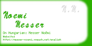 noemi messer business card